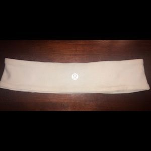 Lululemon Fly Away Tamer Headband - White
